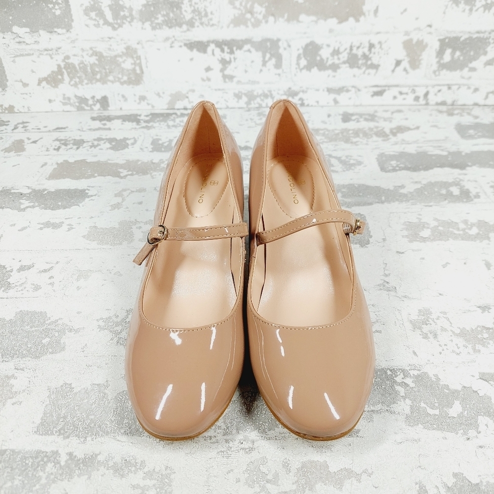 New Bandolino Cariann Nude Vegan Leather Mary Jane Pump W941 - Picture 3 of 12